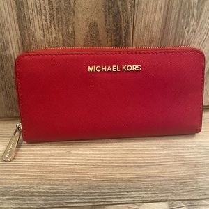 Michael Kors Red Wallet